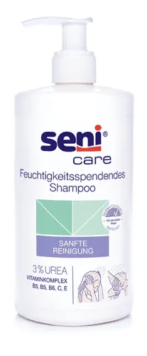 Seni Care feuchtigkeitsspendendes Shampoo mit 3% Urea 500ml