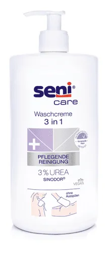 Seni Care 3 in 1 Waschcreme mit 3% Urea 1000ml