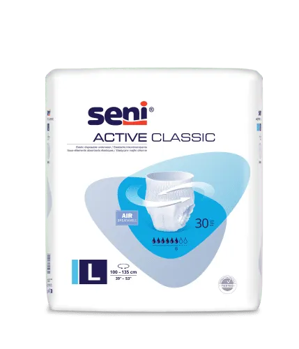 Seni Active Classic L, Hüfte 100-135 cm (1 Karton 3 x 30 Stück)