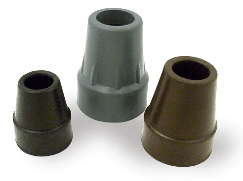 Gummipuffer für Vierfuß-Gehhilfe, 16mm schwarz