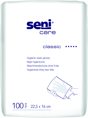 Seni Care Waschhandschuhe Classic 225 x 160 mm (VPE: 100 Stück)