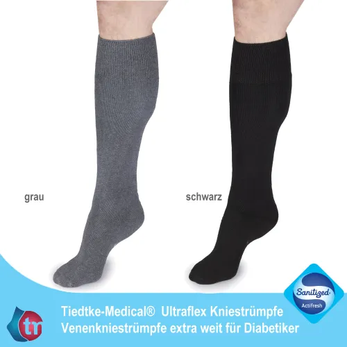 Venen-Kniestrümpfe Ultraflex Frottee Long