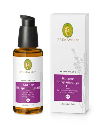 Primavera Körper Entspannungs Öl bio Aromapflege, 50 ml