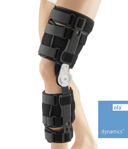 Knieschiene Dynamics ROM universal schwarz