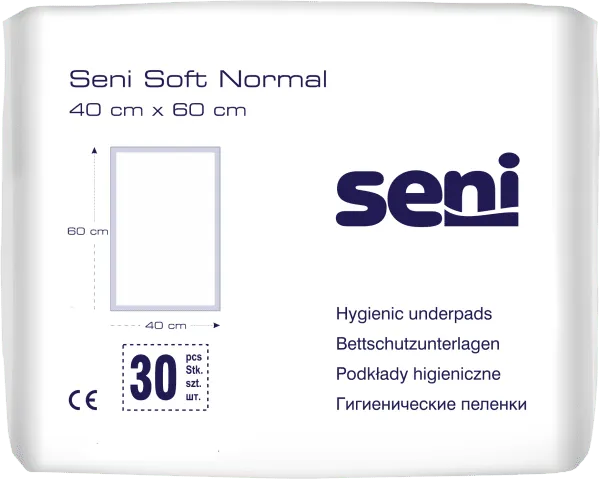 Bettschutzunterlagen Seni Soft Normal 40 x 60 cm (1 Karton: 12 x 30 Stück)