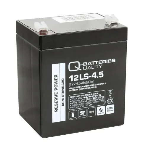 Quality-Batteries 12LS-4.5 12V/4,5Ah 90x70x101 mm