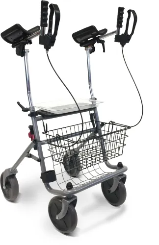 Rollator Cristallo 2 mit Unterarmauflage, silber