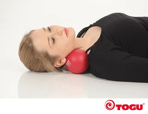 Massageball Actiball Relax Thermo 10 cm L rot