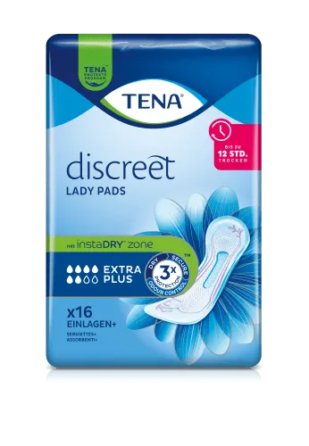 Einlage TENA Lady Discreet Extra Plus (1 Karton: 6 x 16 Stück)