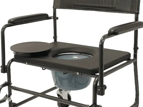 Toilettenrollstuhl TRS 200 XXL anthrazit