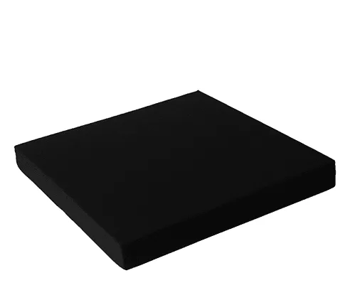 Sitzkissen EcoKiss mit Rutschstopp Höhe 5 cm schwarz