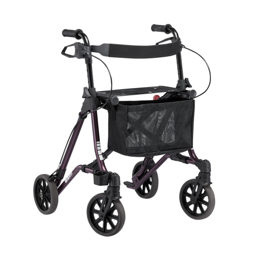 Leichtgewicht-Rollator TAIMA M2 mit Rückengurt, Tasche und Einhandbremse (Dietz)