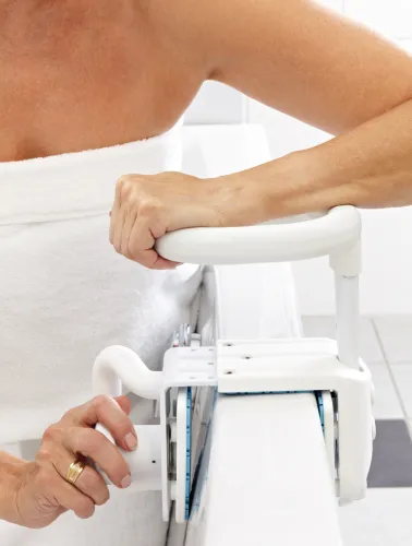Badewannengriff HUGO, weiß