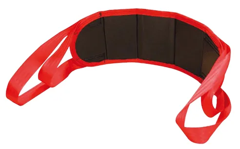 aks-Hebegurt, schwarz-rot