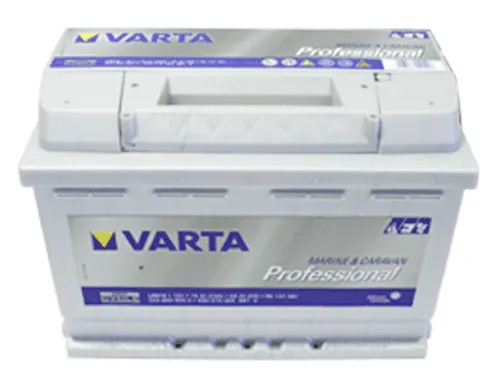 Varta-Batterie Professional DC 12V-70AH gefüllt und geladen