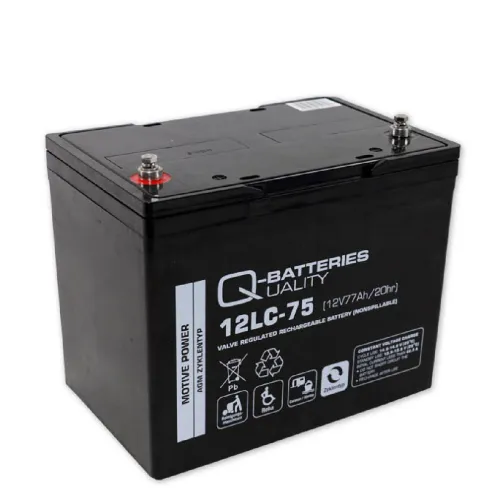 Quality-Batteries 12LC-75 12V/77Ah 260x169x210 mm