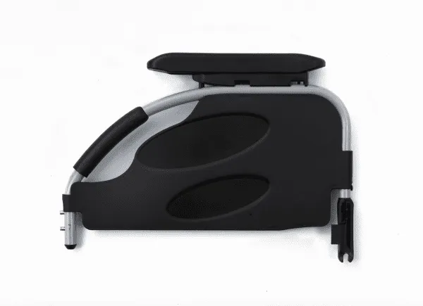 Rollstuhl Action 2 NG Seitenteil desk, mit Trommelbremse silbergrau