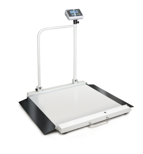 Rollstuhlwaage Kern MWA 300K-1PM mit Haltebügel, inkl. Stativ, geeicht, max. 300 kg