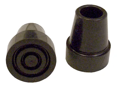 Gummipuffer für Vierfußgehhilfe, 18mm schwarz