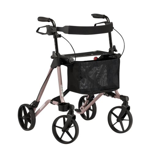 Leichtgewicht-Rollator TAIMA M-E mit Rückengurt und Tasche (Dietz)