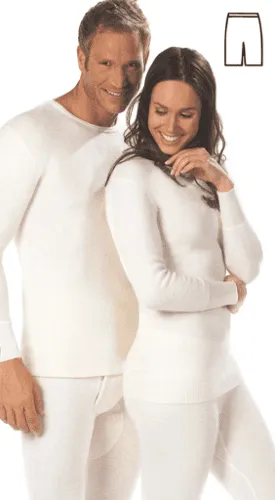 Wärmewäsche Classic Damen-Schlüpfer, lang 50% Angora natur