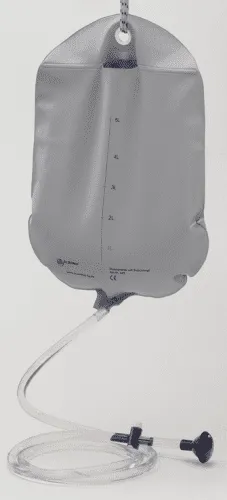 Wassersack mit Duschkopf 5L grau