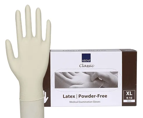 ABENA Latex-Handschuhe puderfrei (VPE: 100 Stück)