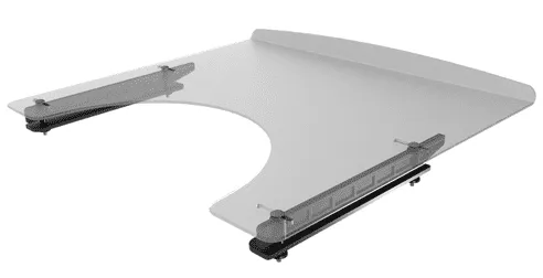 Therapietisch 650x570x5mm mit Vorderkante für SB38-48
