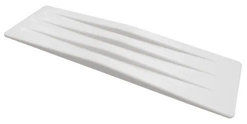 Rutschbrett KUNSTSTOFF ca. 71 x 21 cm weiß