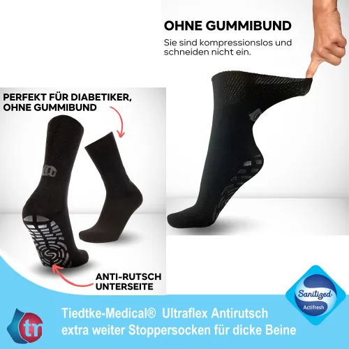 Venensocken Ultraflex Frottee Antirutsch