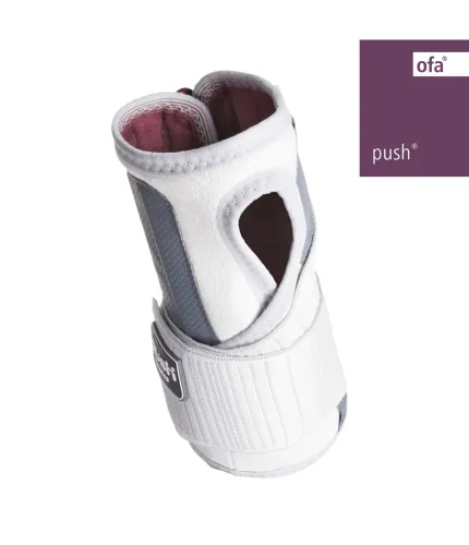 Handgelenkbandage Push med grau-aubergine