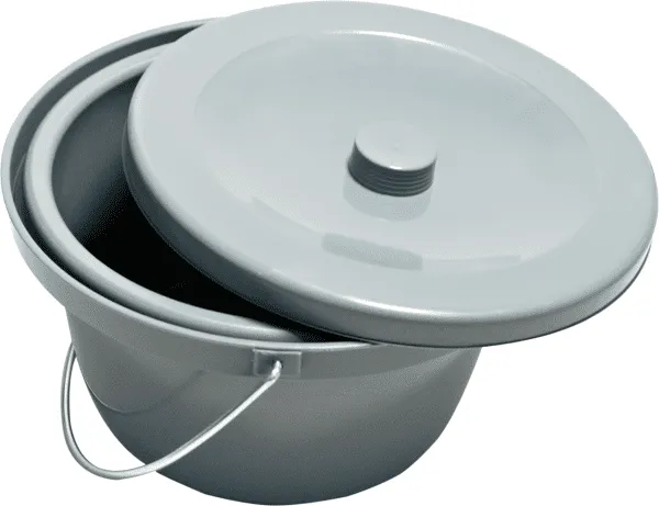 Toilettenstuhl TS 130, grau