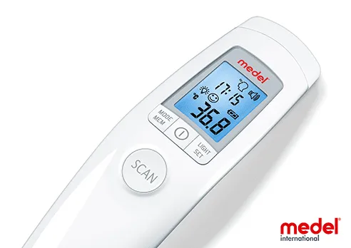 Fieberthermometer Medel Temp, kontaktlos, weiß