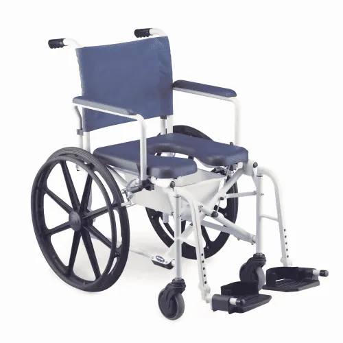 Dusch- und Toilettenrollstuhl INVACARE H273 LIMA m.Topf,Halter,2 Lenkrollen 5"/2 Antriebsrädern 24"