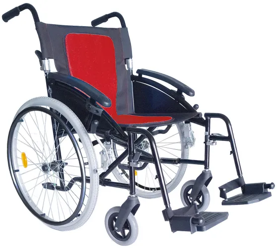 Reise-Transport-Rollstuhl EASY GT Economy, rot/schwarz