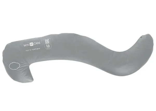 Poz-In-Form plus seitliches 30° Positionierungskissen, grau 170 x 55 x 15 cm