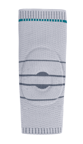 Kniebandage b:joynz knee support zur Kompression mit Pelotte und Stäben