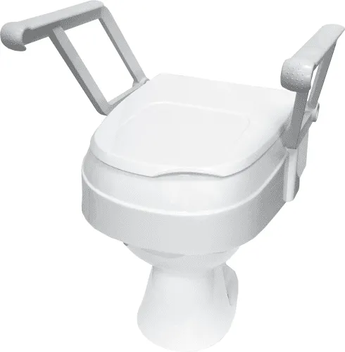 Toilettensitzerhöhung TSE 120 Plus, Topmontage mit Armlehnen