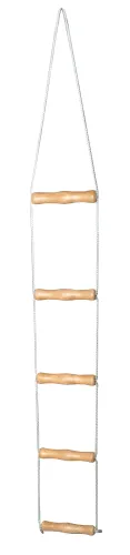 Bettleiter, 5 Holzgriffe anatomisch geformt ca. 130cm