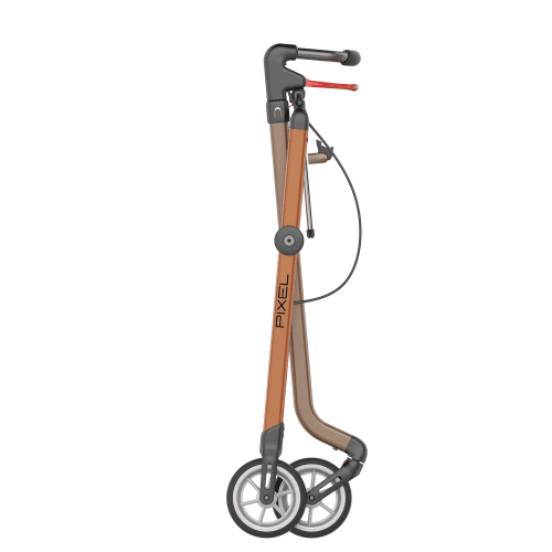 Indoor-Rollator Pixel mit Tablett und Tasche, Sitzbreite 71cm