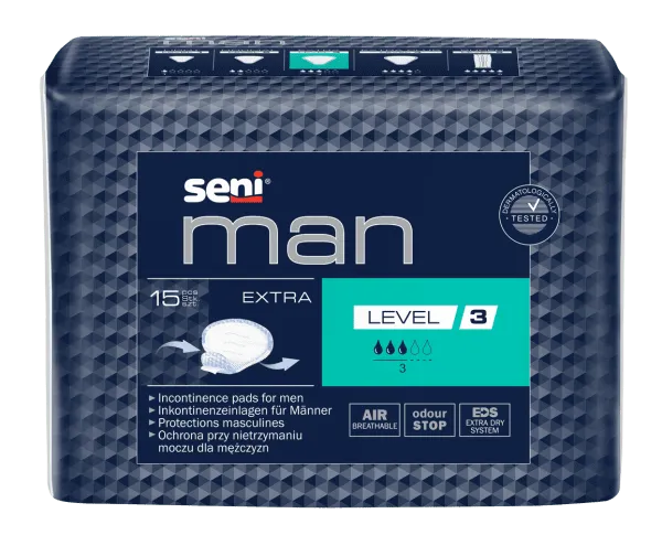 Inkontinenzeinlagen Seni Man Extra (1 Karton: 10 x 15 Stück)