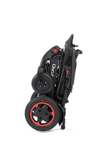 E-Rollstuhl Q 50 R, schwarz, SB 43, 6 km/h, inkl. Batterien (30 Ah), Ladegerät und Beleuchtung