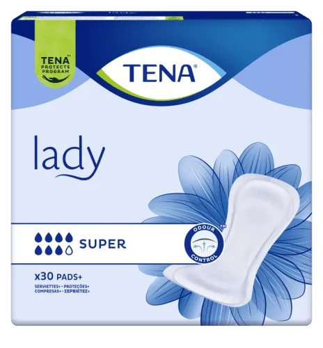 Einlage TENA Lady Super (1 Karton: 6 x 30 Stück)