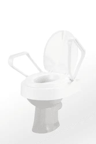 Toilettensitzerhöhung TRILETT2 mit Armlehnen,weiß