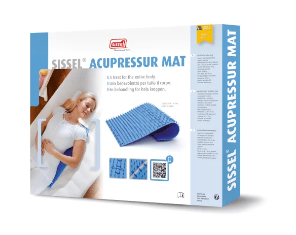 SISSEL Acupressur Mat ca. 40x60cm, zweiteilig, blau