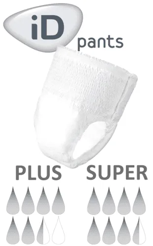 iD Sensitive Pants Extra Plus Small Hüfte 60 bis 90 cm (1 Karton:8x14Stk.)