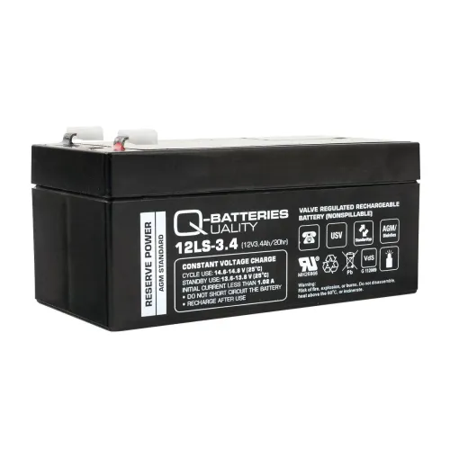 Quality-Batteries 12LS-3.4 VdS 12V/3,4Ah 134x67x60, 5 mm