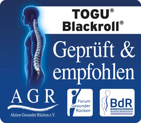Massagerolle Blackroll soft 30 x 15 cm weiß/grau