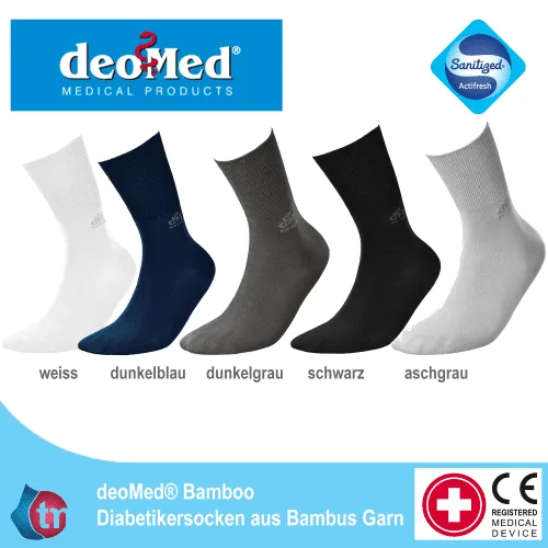 DeoMed Diabetikersocken Bamboo