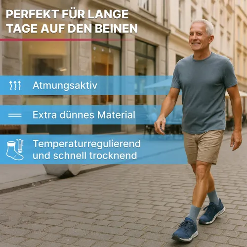 Merinowollsocken antibakteriell